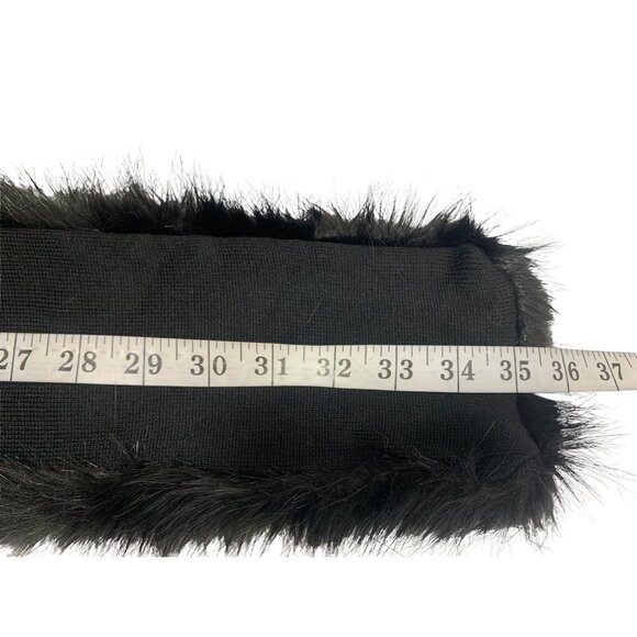 Dillard Women's Black Stole Wrap Scarf - Picture 6 of 6